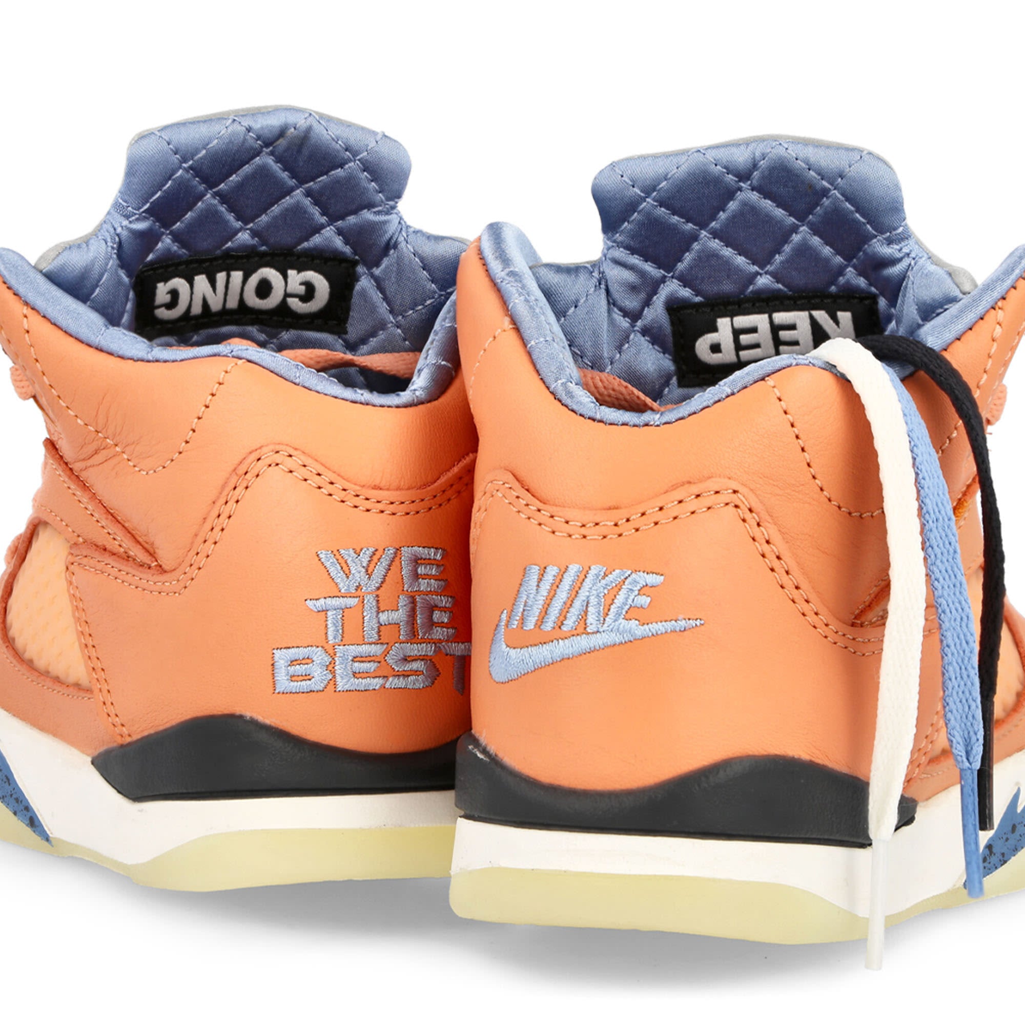 Jordan DJ Khaled x Air Jordan 5 Retro SP PS Crimson Bliss / Leche Blue - Sail Sneakers  Detailfoto | Overkill