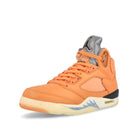 Jordan 5 Retro SP Crimson Bliss / Leche Blue - Sail High Top Sneakers  Close Up | Overkill