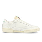 Reebok Club C 1985 Tv Chalk / Paper White / Green Low Top Sneakers  Silhouette | Overkill