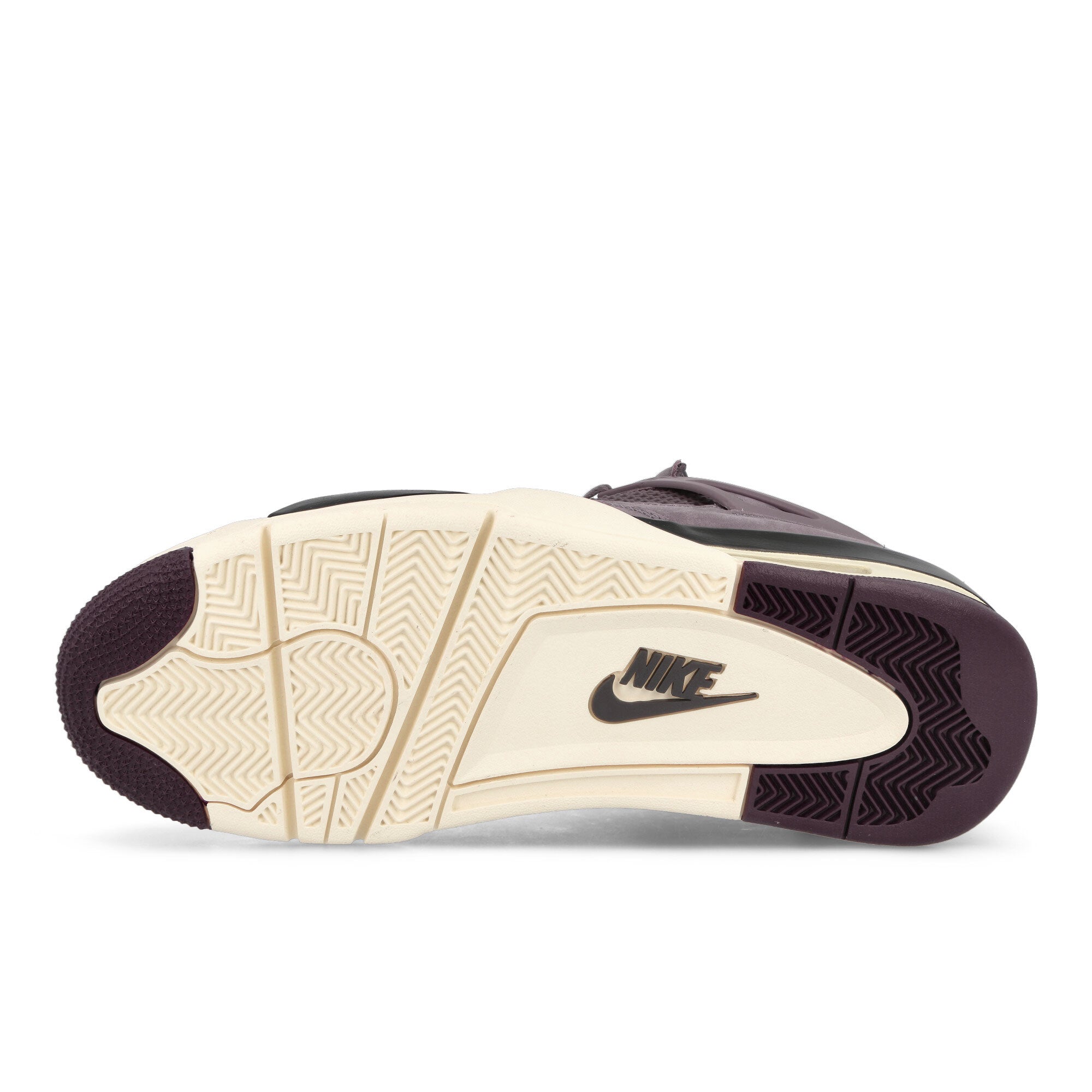 Jordan A Ma Maniere x Air Jordan 4 Retro SP Violet Ore / Medium Ash - Black - Muslin High Top Sneakers  Detail View 1 | Overkill