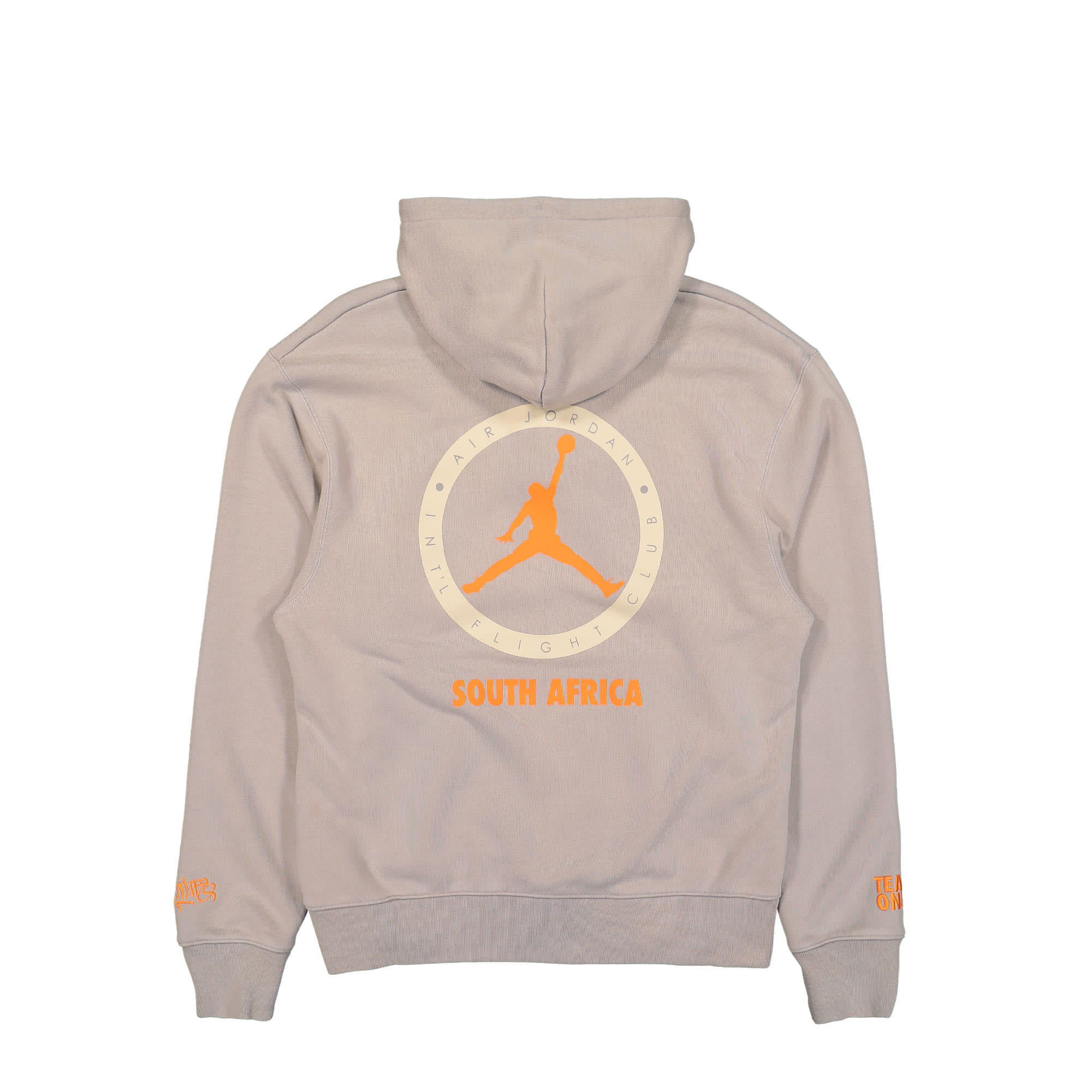 Jordan Shelflife x Air Jordan Ifc Hoodie Enigma Stone / Total Orange Hoodies Close-up | Overkill