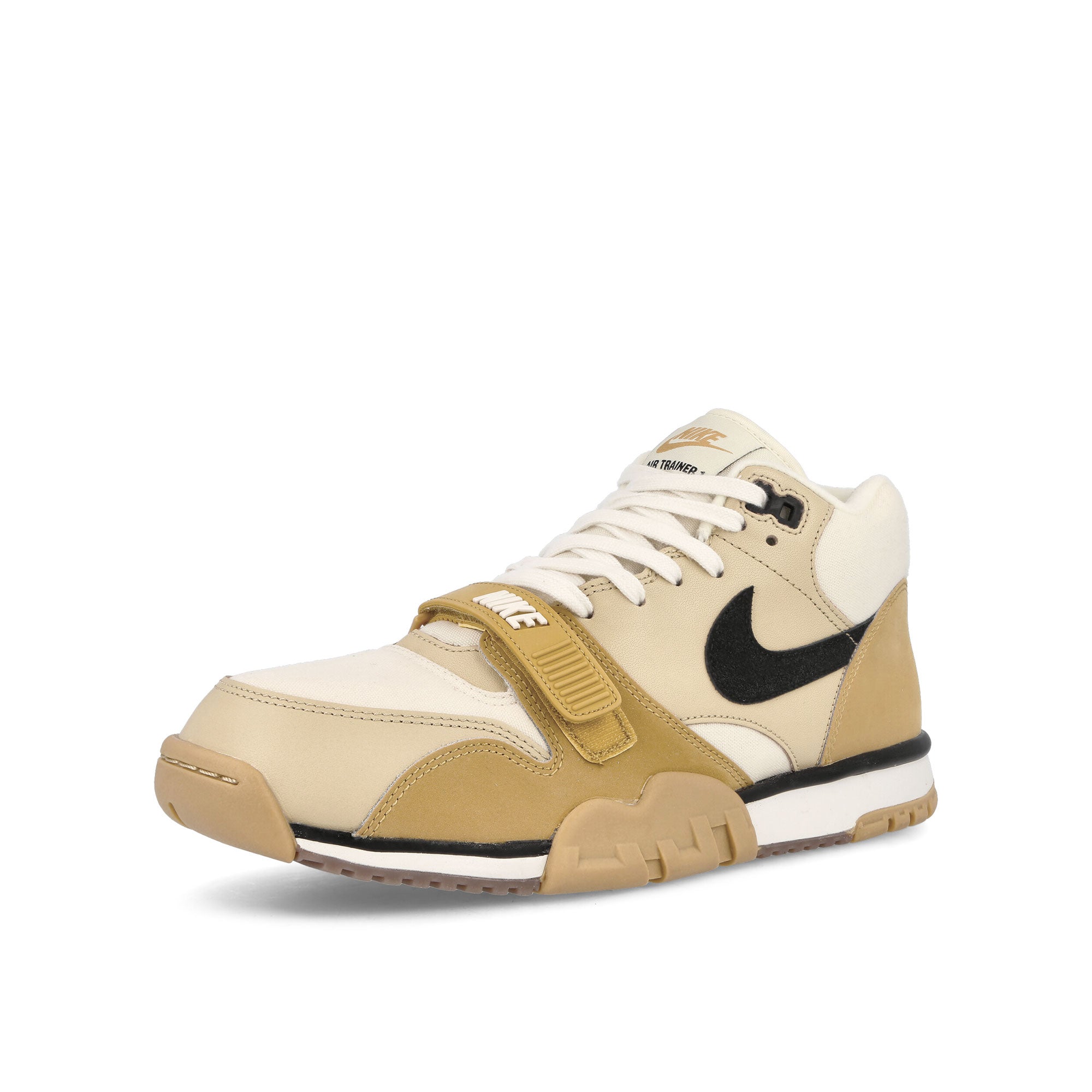 Nike Air Trainer 1 Coconut Milk-Black - Team-Gold - Sail Sneakers  Close Up | Overkill