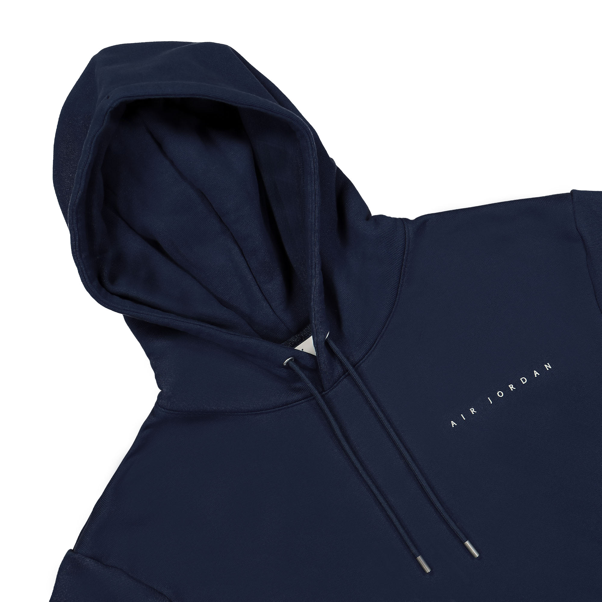 Jordan Fleece Hoodie College Navy / Coconut Milk Hoodies Close-up | Overkill