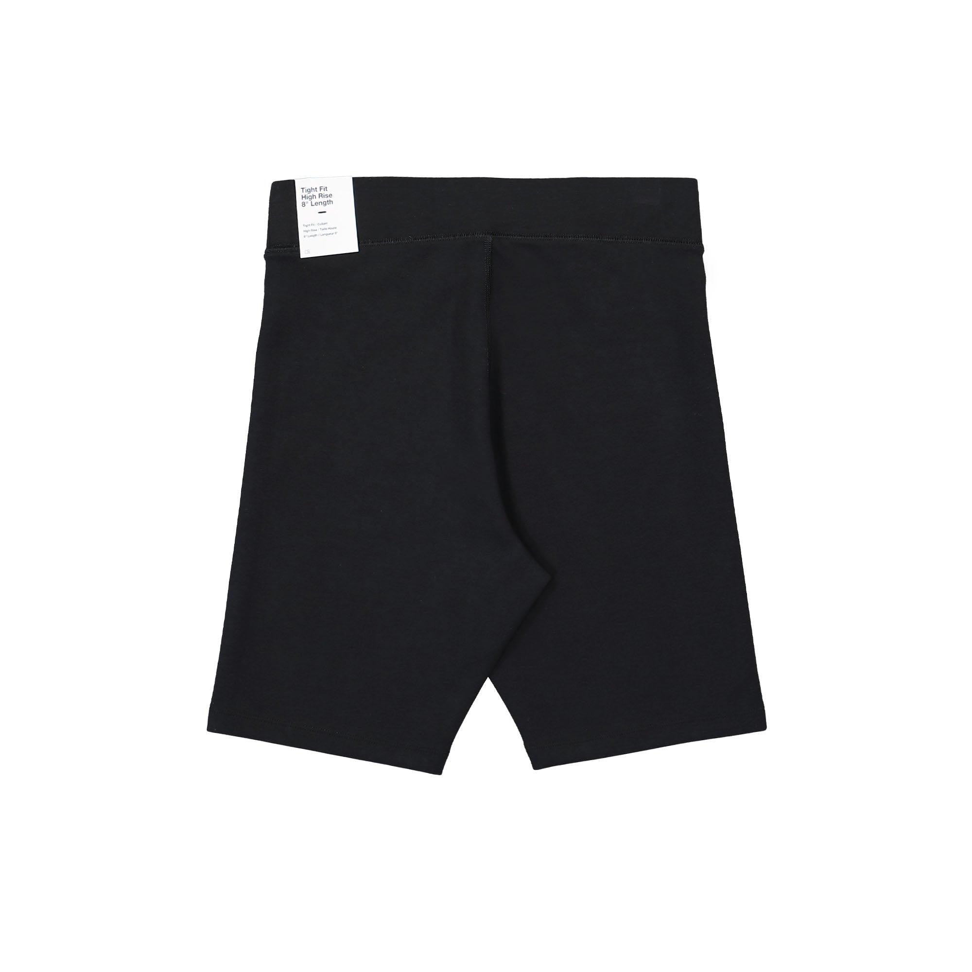 Nike W Classics High Waisted 8 Biker Shorts Black / Sail Shorts Material | Overkill