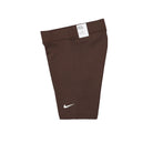Nike W NSW Classic High-Waisted 8in Biker Shorts Baroque Brown / Sail Shorts Close-up | Overkill
