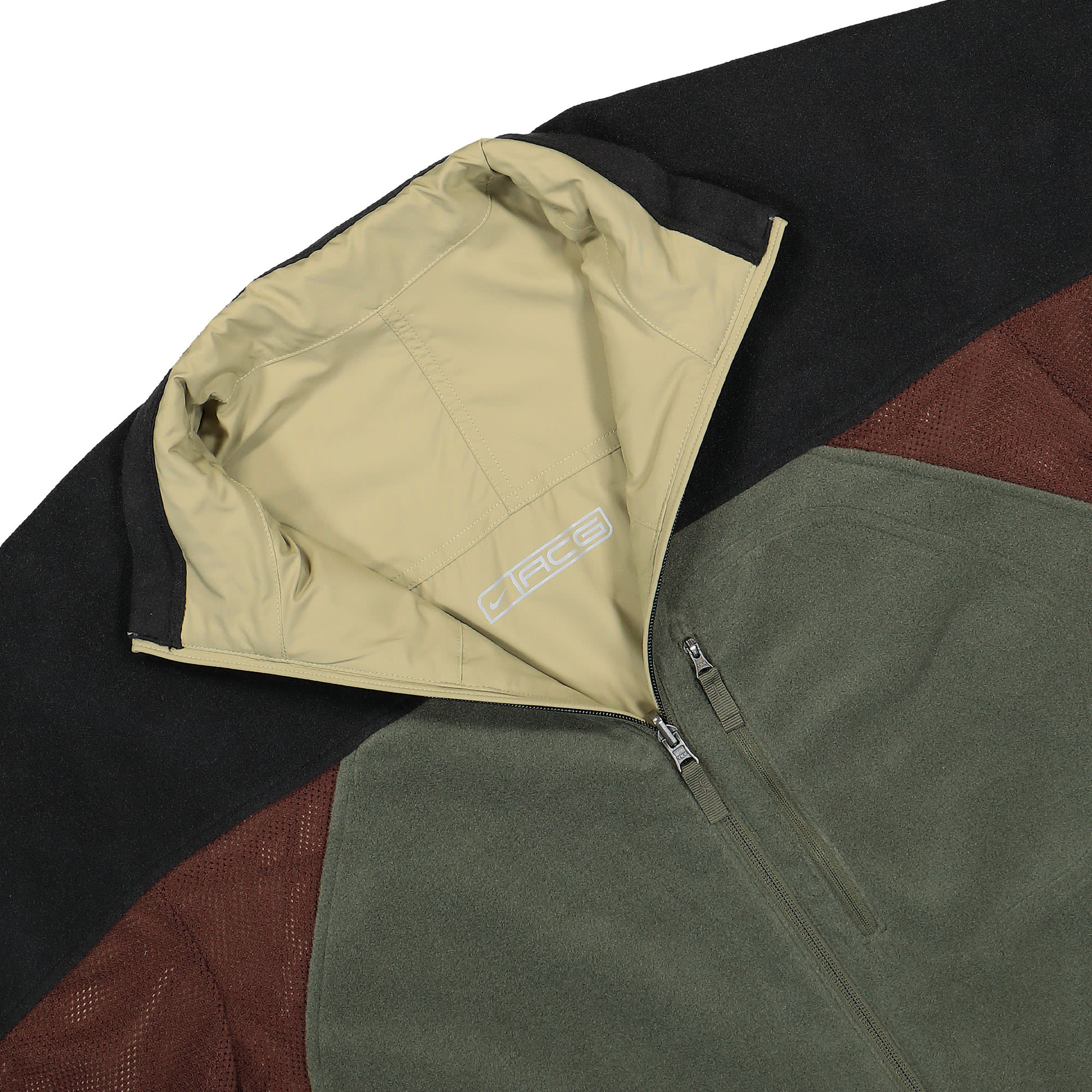 Nike ACG Oregon Series Reissue Reversible Jacket Brown / Neutral Olive / Wolf Grey Jackets Detail view 5 | Overkill