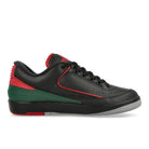 Jordan Air Jordan 2 Retro Low Black / Fire Red - Fire - Cement Grey Low Top Sneakers  Silhouette | Overkill