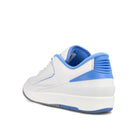 Jordan Air Jordan 2 Retro Low White / University Blue-Cement Grey Low Top Sneakers  Material | Overkill