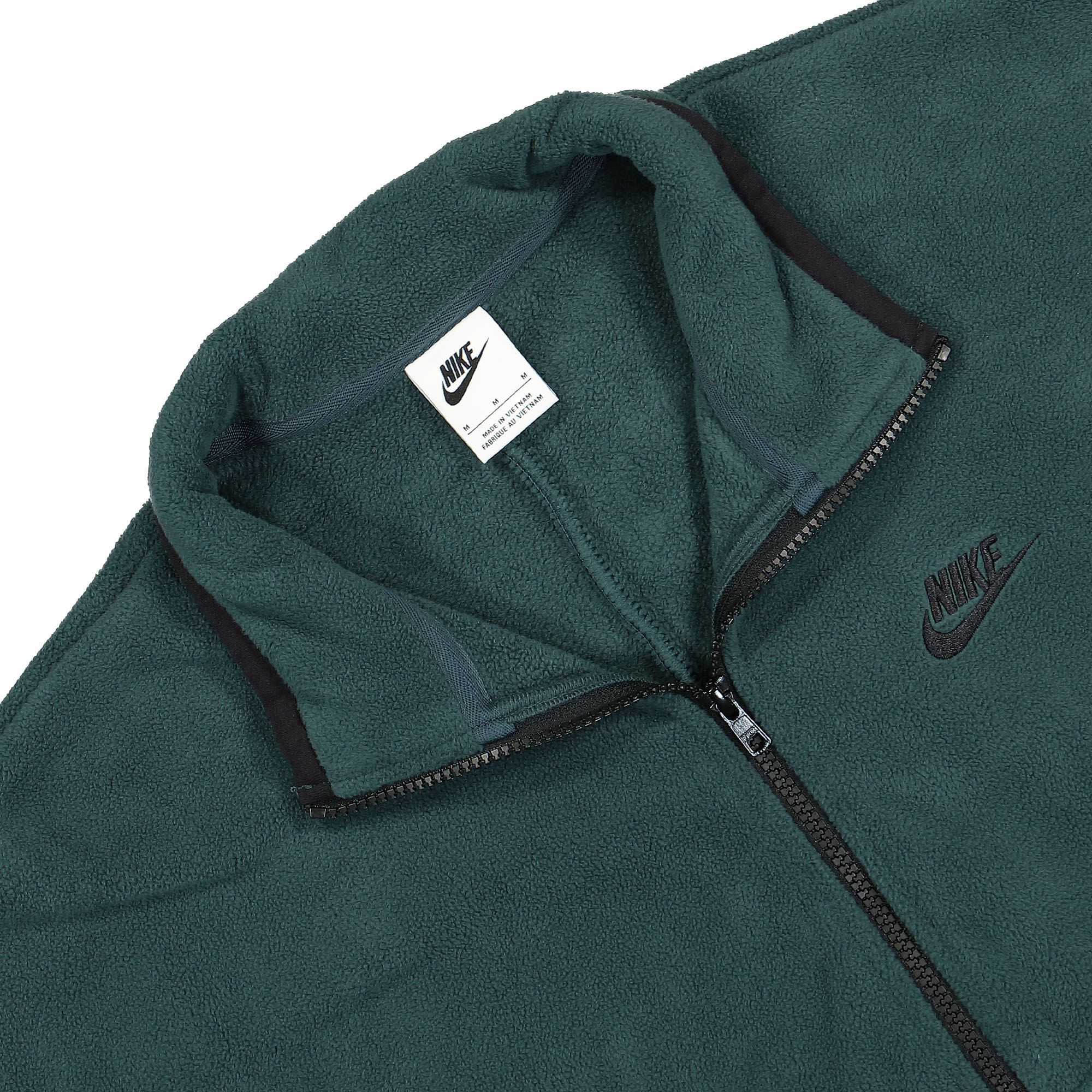 Nike Club Fleece+ 1/2-Zip Fleece Top Deep Jungle / Black Sweatshirts Close-up | Overkill