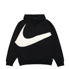 Nike Swoosh Half Zip Fleece Hoodie Black / Coconut Milk / Black Hoodies DX0566 013 | Overkill