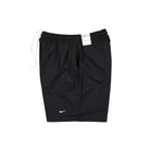 Nike Solo Swoosh Woven Shorts Black / White Shorts Close-up | Overkill