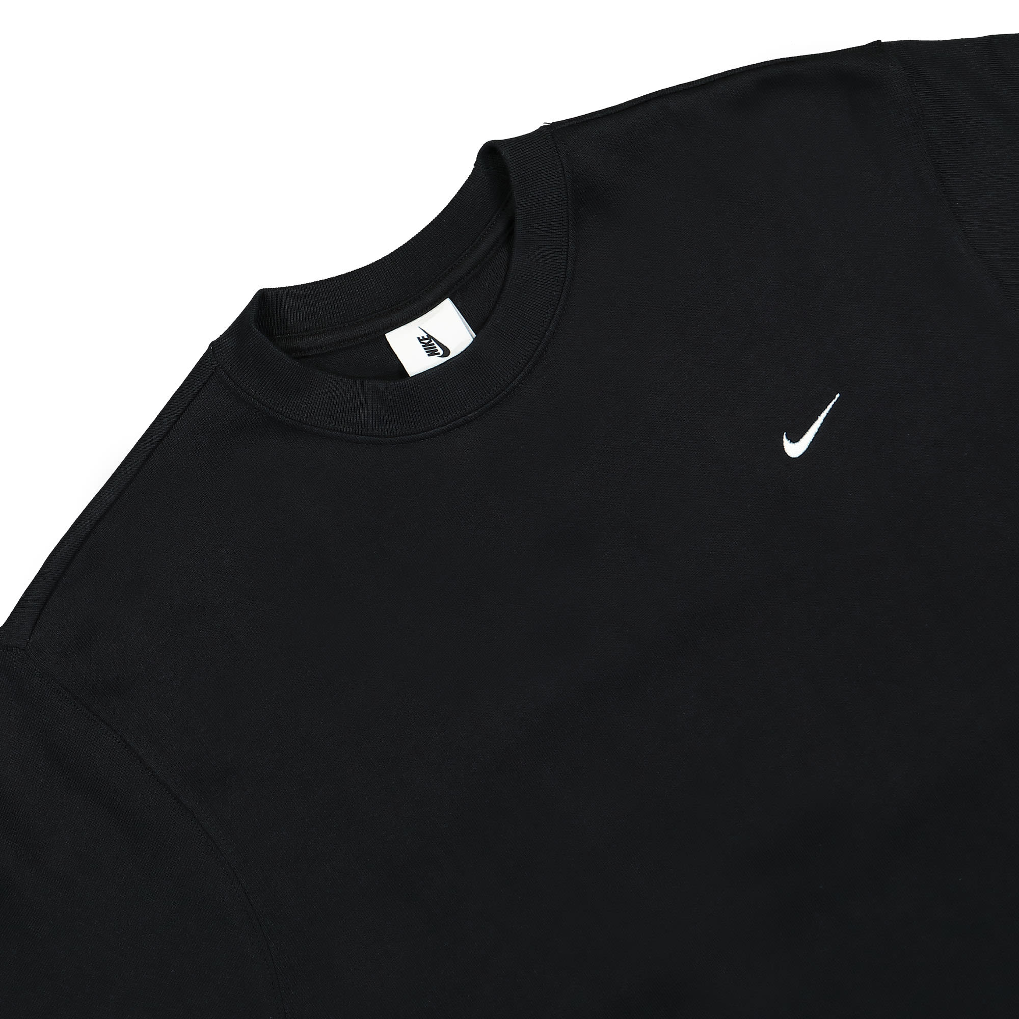 Nike Solo Swoosh Long Sleeve Top Black / White Longsleeves Close-up | Overkill