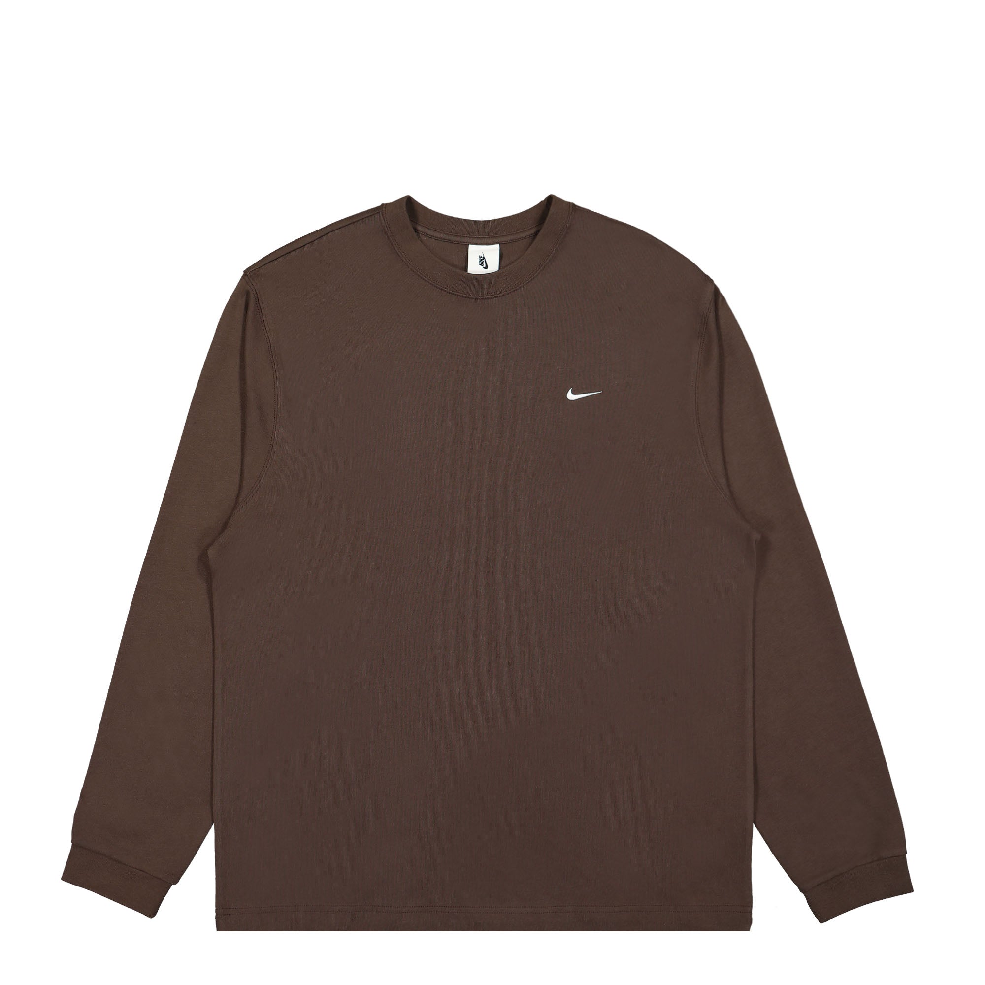 Nike Solo Swoosh Longsleeve Tee Baroque Brown / White Longsleeves DX0884 237 | Overkill