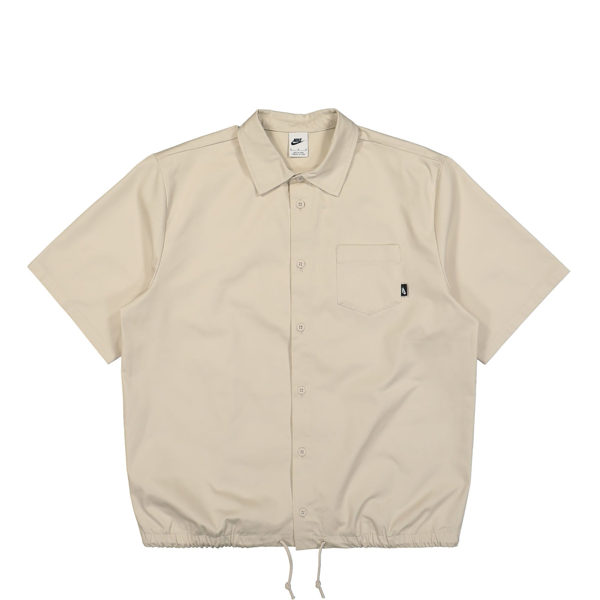 Nike Club Button Down Short Sleeve Shirt Light Orewood Shirts DX0898 104 | Overkill