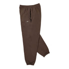 Nike Solo Swoosh Fleece Pant Baroque Brown / White Sweat & Track Pants Close-up | Overkill