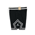 Jordan Dri-FIT Sport Diamond Shorts Black / White / White / White Shorts Close-up | Overkill