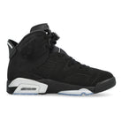 Jordan Air Jordan 6 Retro Black / Metallic Silver - Black High Top Sneakers DX2836 001 Silhouette | Overkill
