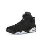 Jordan Air Jordan 6 Retro Black / Metallic Silver - Black High Top Sneakers DX2836 001 Close-up | Overkill
