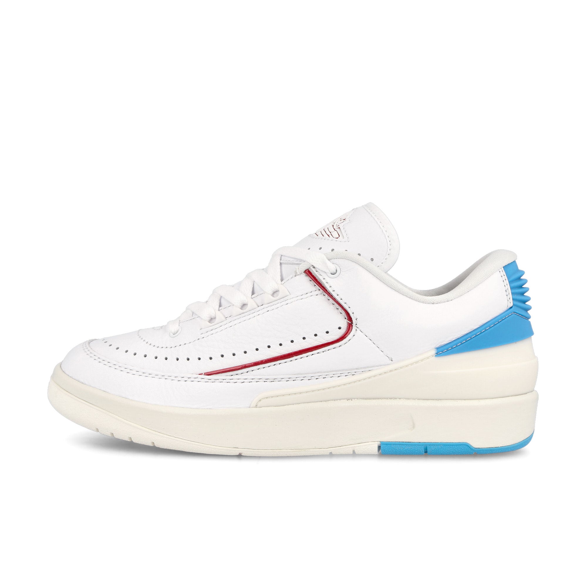 Jordan Wmns Air Jordan 2 Retro Low White-Gym Red - Dark Powder Blue Sneakers DX4401 164 | Overkill