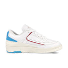 Jordan Wmns Air Jordan 2 Retro Low White-Gym Red - Dark Powder Blue Sneakers  Silhouette | Overkill