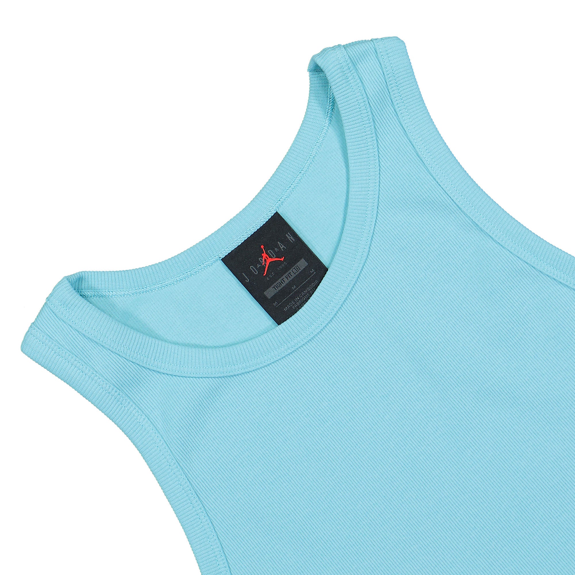 Jordan W Jordan Tank Top Bleached Aqua Tops Material | Overkill