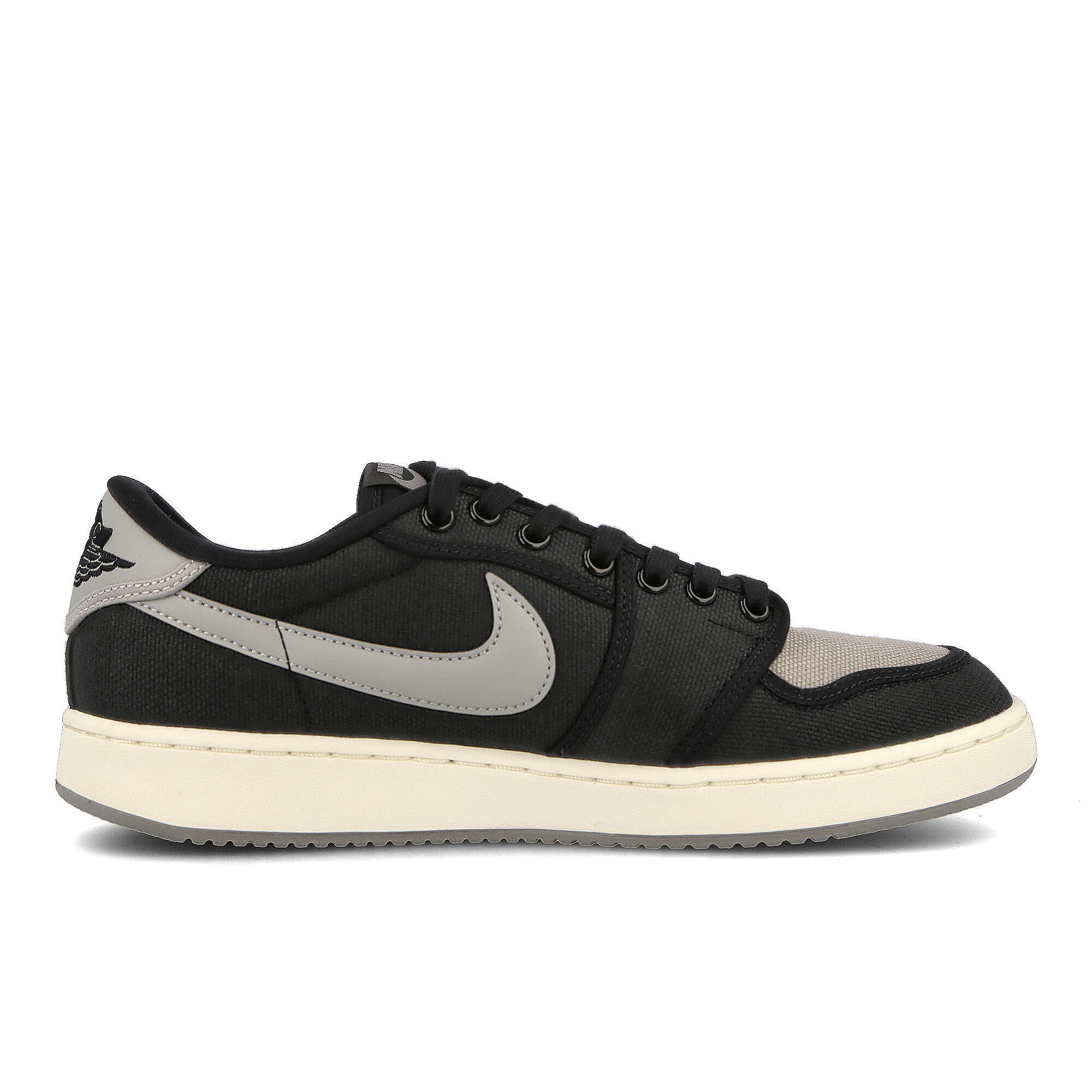Jordan Air Jordan 1 KO Low Black / Medium Grey - Sail Low Top Sneakers  Silhouette | Overkill