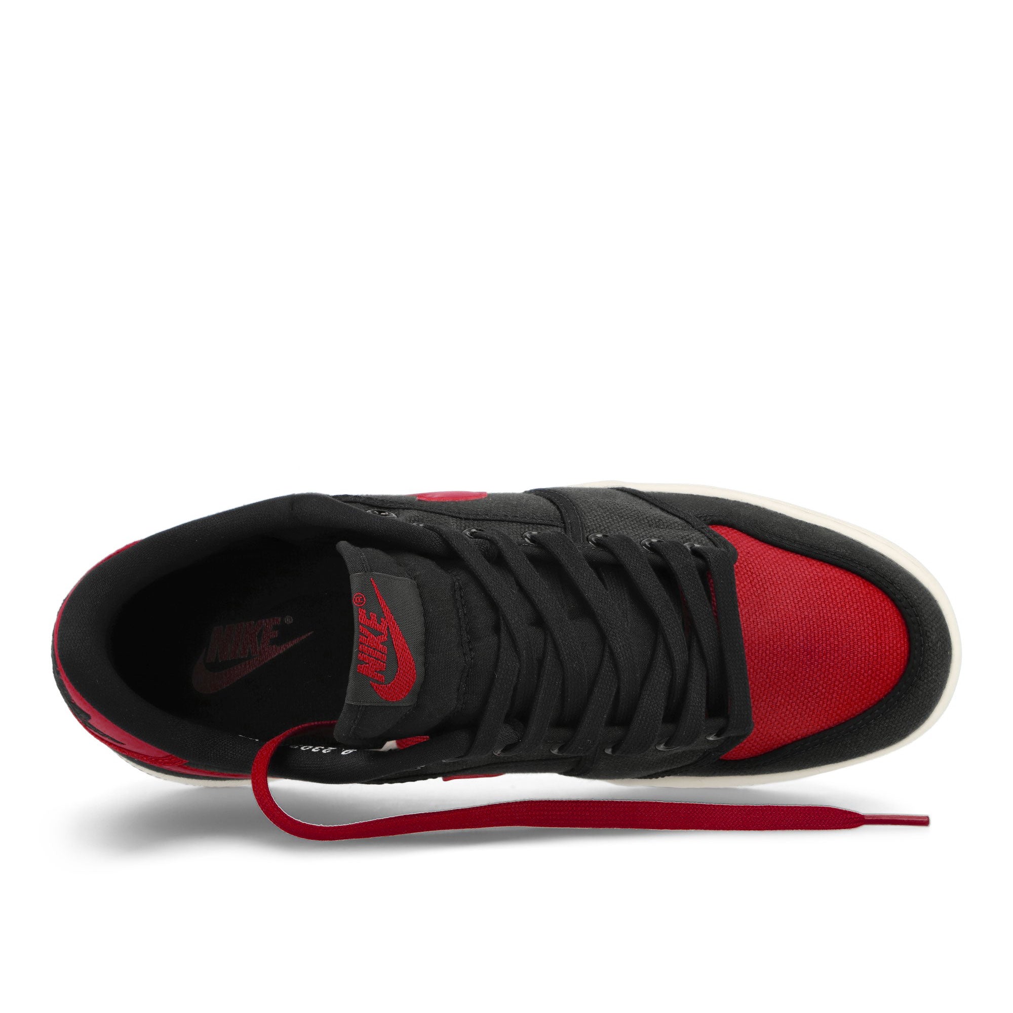 Jordan Air Jordan AJKO 1 Low Black-Varsity Red - Sail Low Top Sneakers  Detailfoto | Overkill