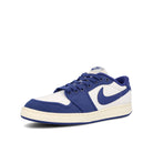 Jordan Air Jordan 1 KO Low White / Dark Royal Blue-Sail Low Top Sneakers  Close Up | Overkill