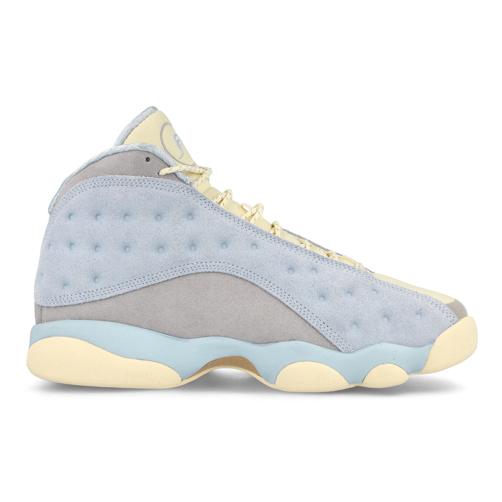 Jordan SoleFly x Air Jordan 13 Retro SP Muslin-Celestine Blue - Light Smoke Grey Sneakers  Silhouette | Overkill