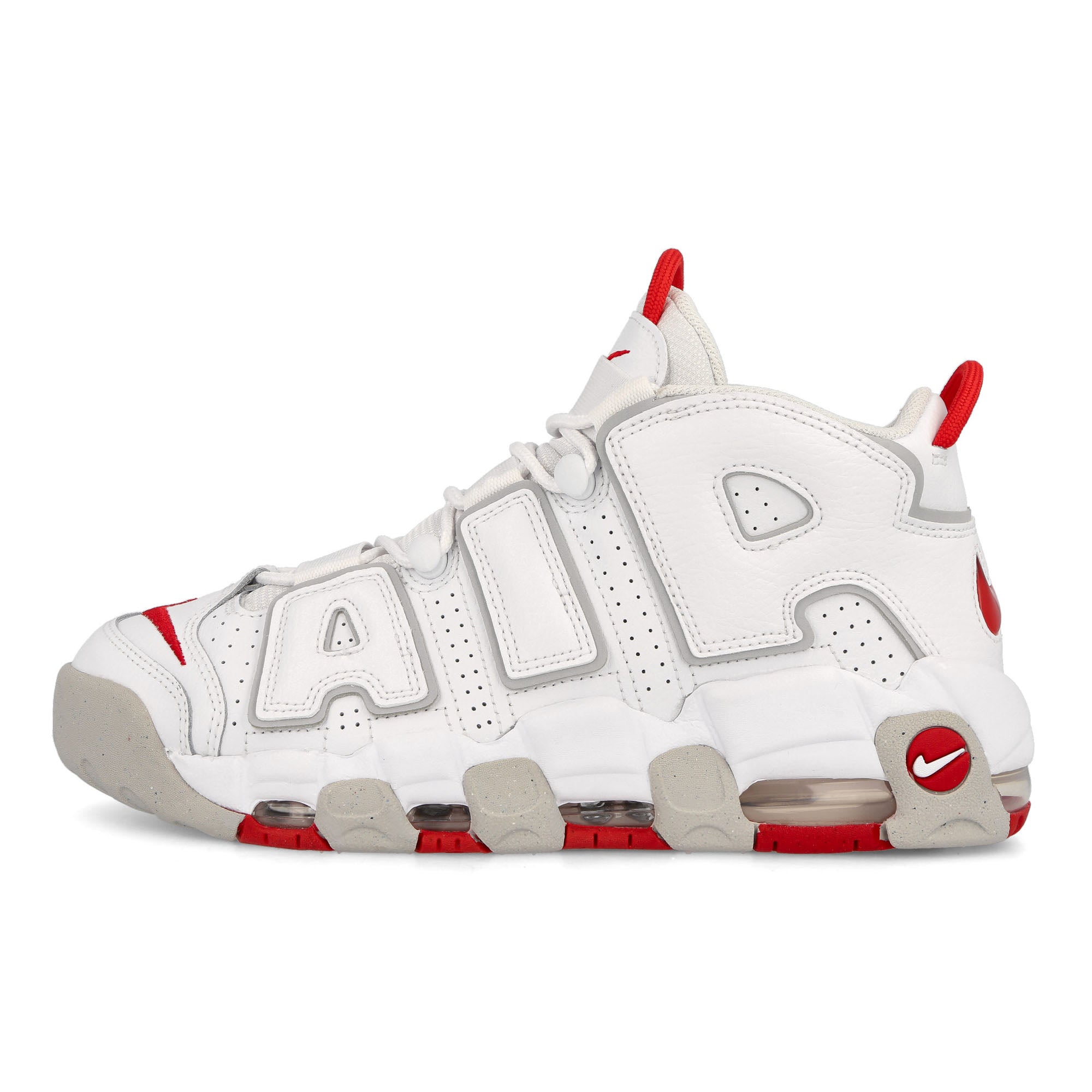 Nike Air More Uptempo 96 White-University Red-Grey Fog Sneakers DX8965 100 | Overkill