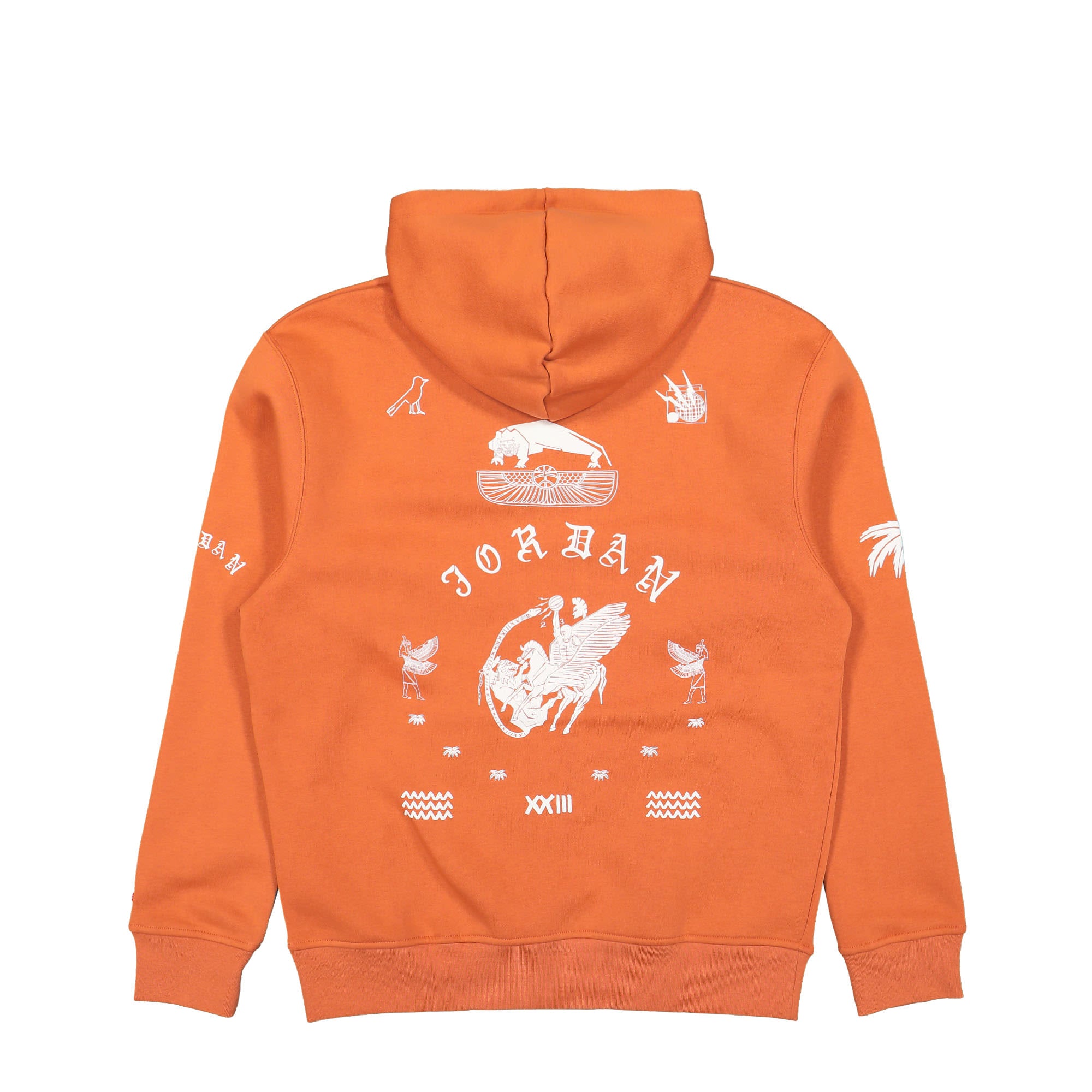 Jordan Umar Rashid x Jordan Artist Series Fleece Hoodie Light Sienna / Phantom Hoodies Close-up | Overkill