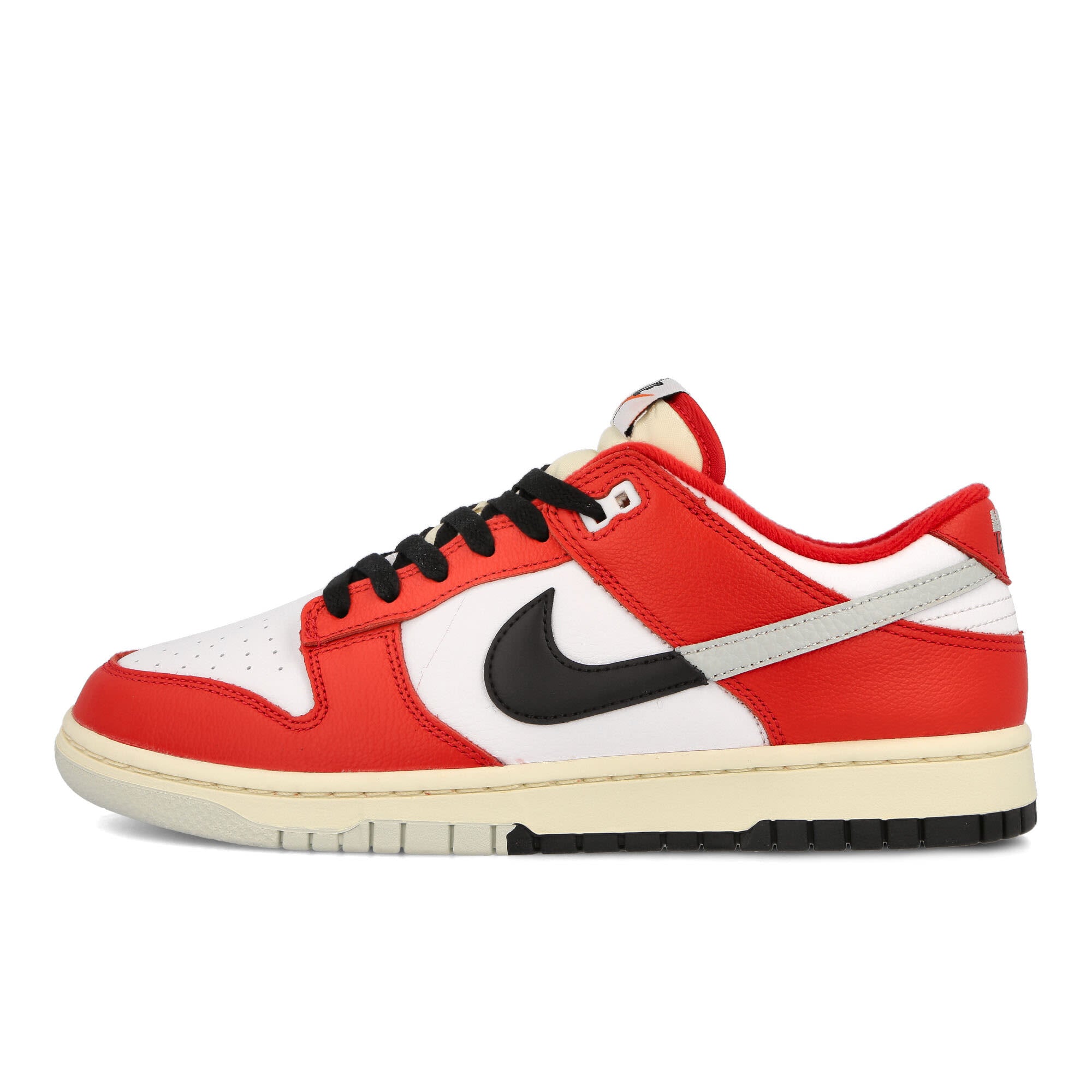 red and silver nike dunks