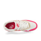 Nike Wmns Air Max 1 White / Easter Pink - Light Orewood Brown - Black Low Top Sneakers  Detailfoto | Overkill