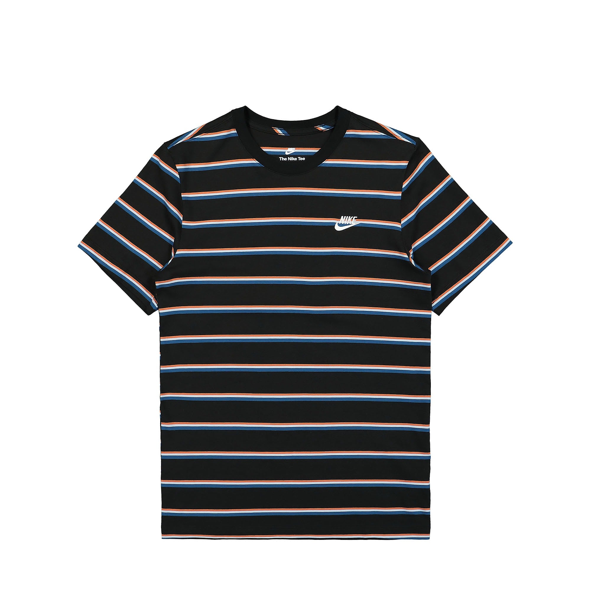 Nike Club Striped T-Shirt Black T-Shirts DZ2985 011 | Overkill