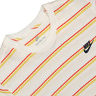 Nike Club Striped T-Shirt White T-Shirts Close-up | Overkill