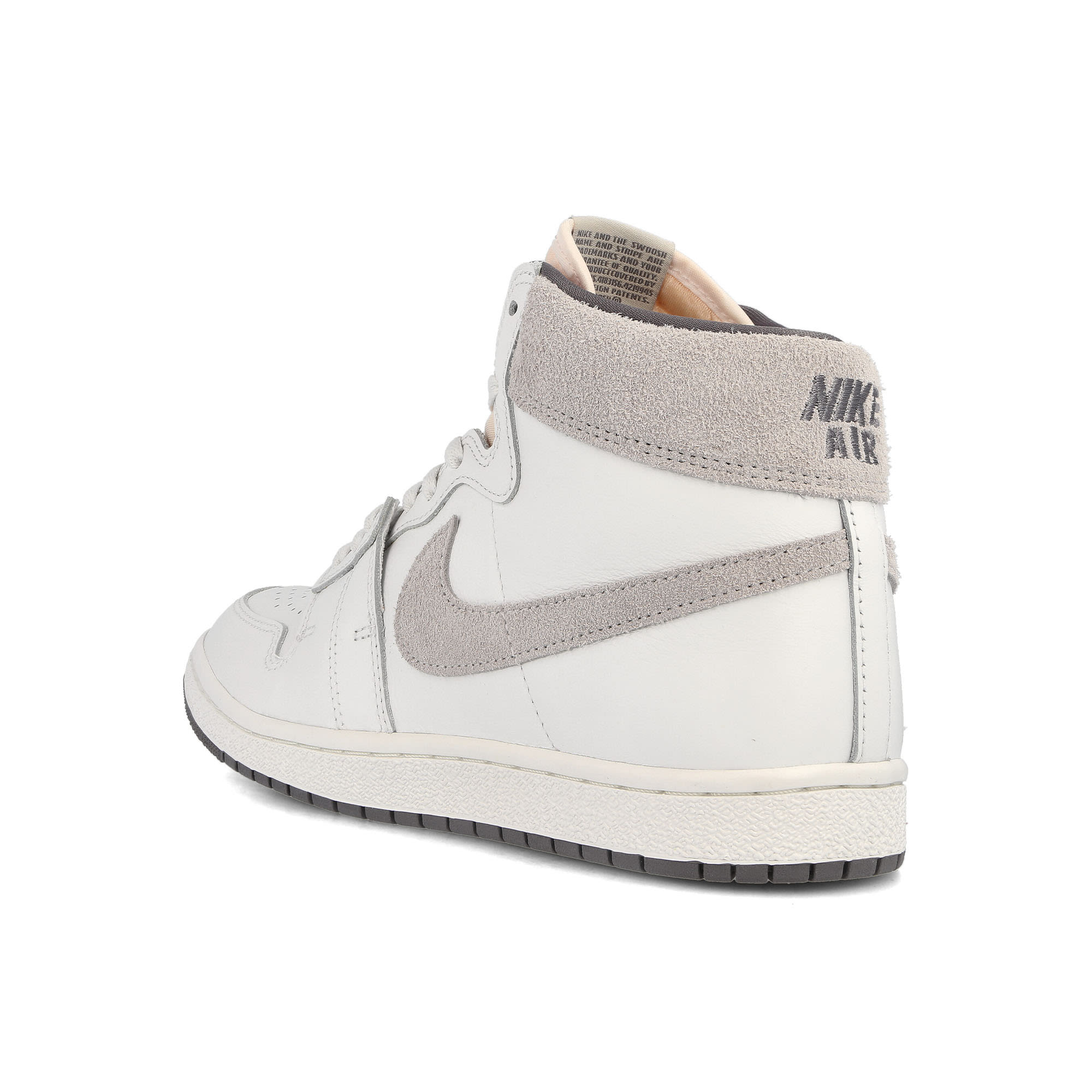 Jordan Air Ship PE SP Summit White-Gunsmoke-Tech Grey High Top Sneakers  Material | Overkill