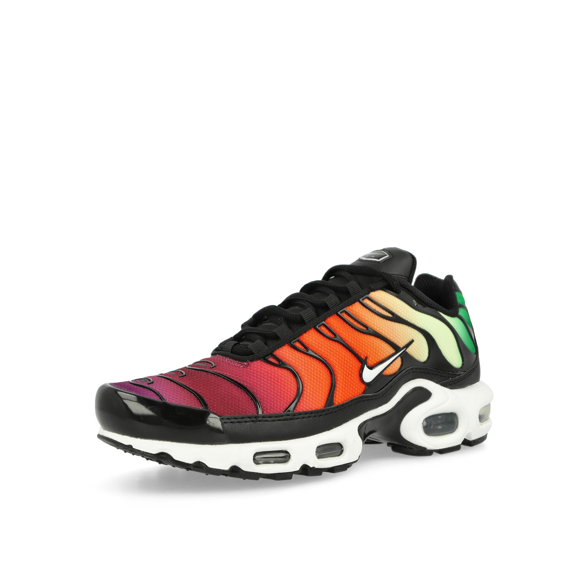 Nike W Air Max Plus Black / White - Viotech - Team Red Low Top Sneakers  Close Up | Overkill