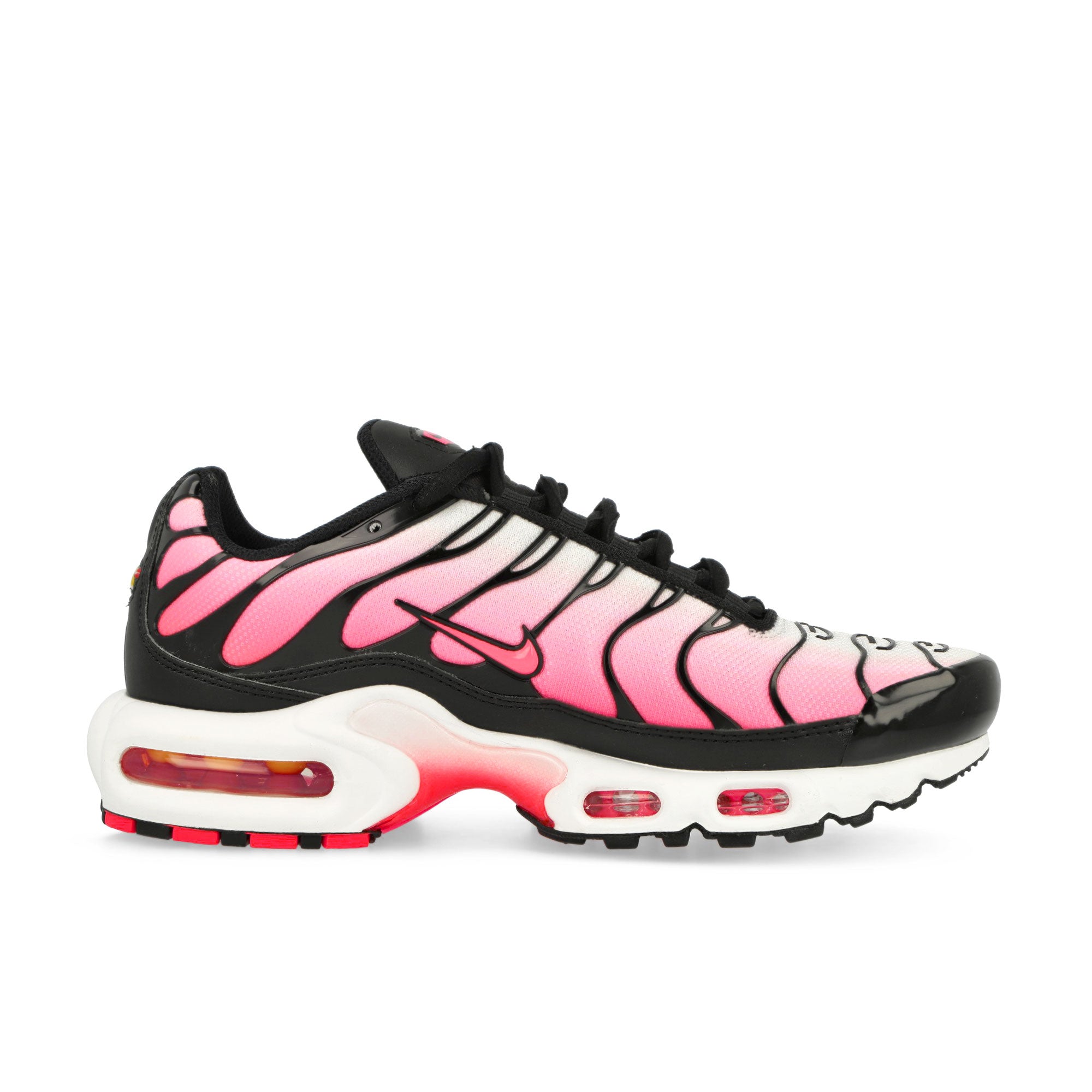 Nike W Air Max Plus Black / Hot Punch - White Low Top Sneakers  Silhouette | Overkill