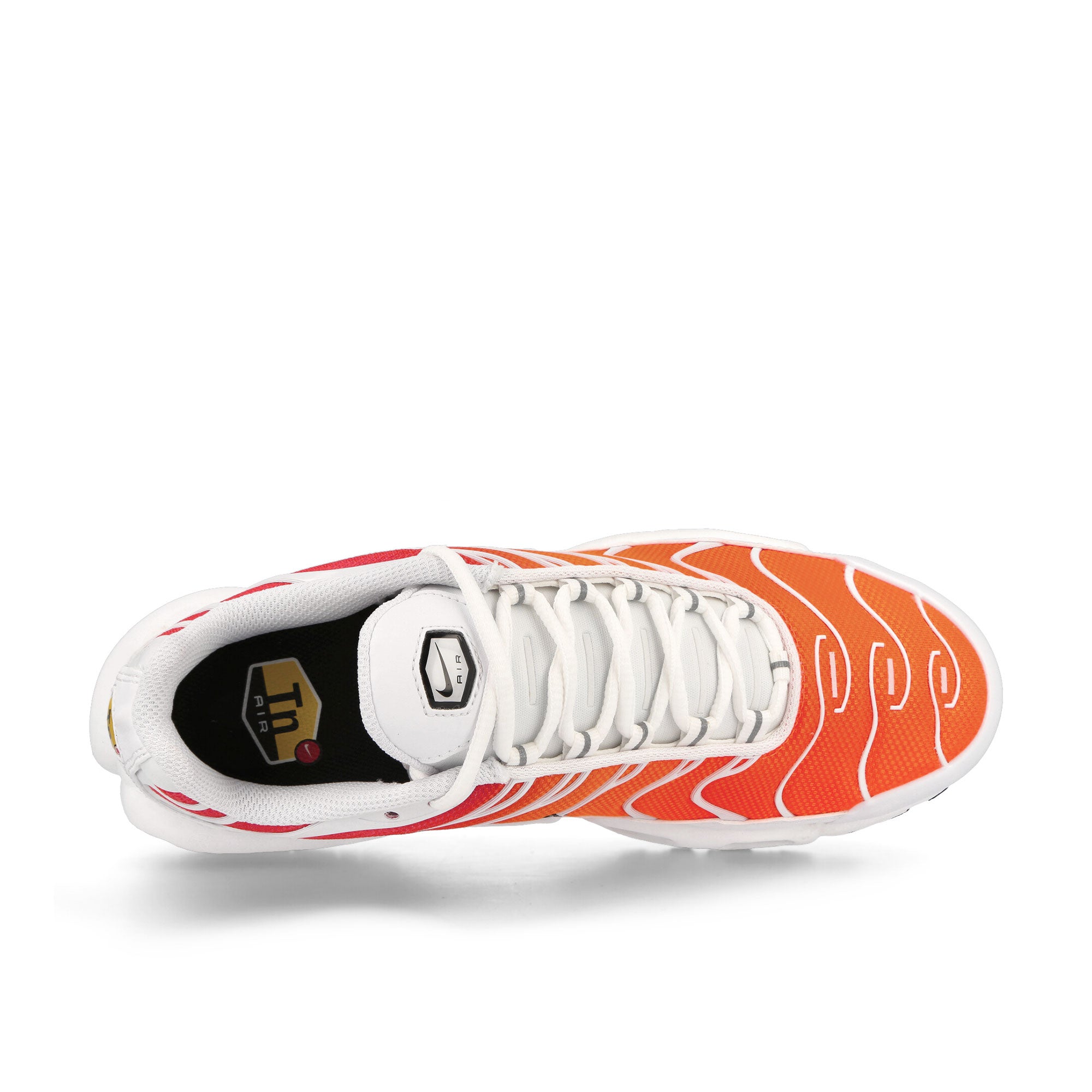 Nike Wmns Air Max Plus White-White - Ember Glow - Total Orange Low Top Sneakers  Detailfoto | Overkill