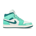 Jordan Wmns Air Jordan 1 Mid SE Bleached Turq / Sky J Teal - Barely Green Sneakers  Silhouette | Overkill