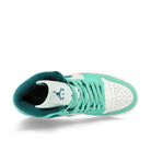 Jordan Wmns Air Jordan 1 Mid SE Bleached Turq / Sky J Teal - Barely Green Sneakers  Detailfoto | Overkill