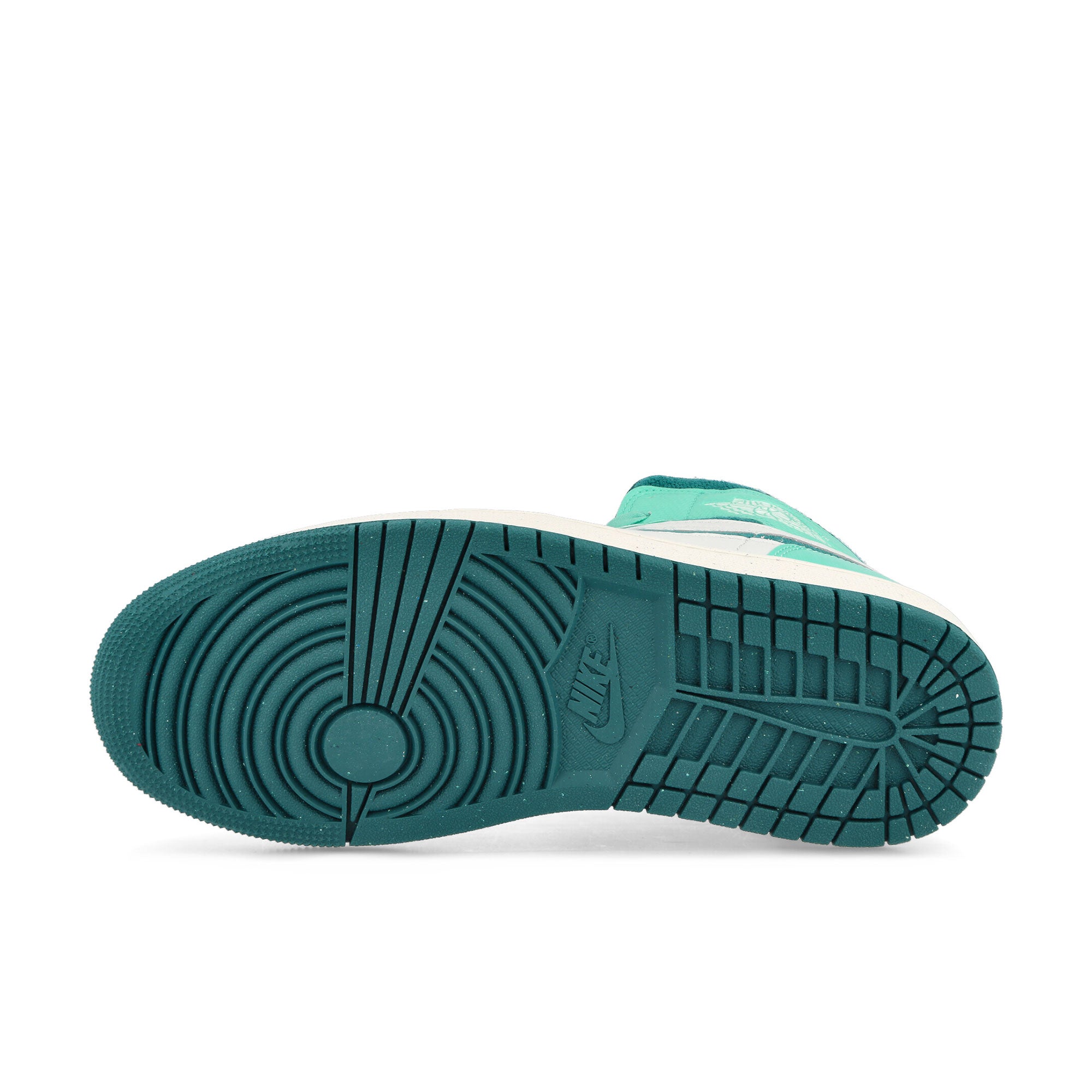 Jordan Wmns Air Jordan 1 Mid SE Bleached Turq / Sky J Teal - Barely Green Sneakers  Detail View 1 | Overkill