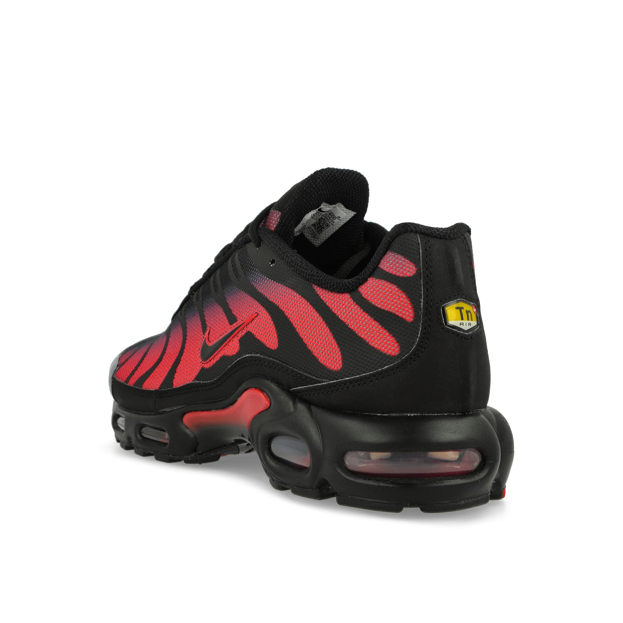 Nike Air Max Plus University Red / Black Low Top Sneakers  Close Up | Overkill