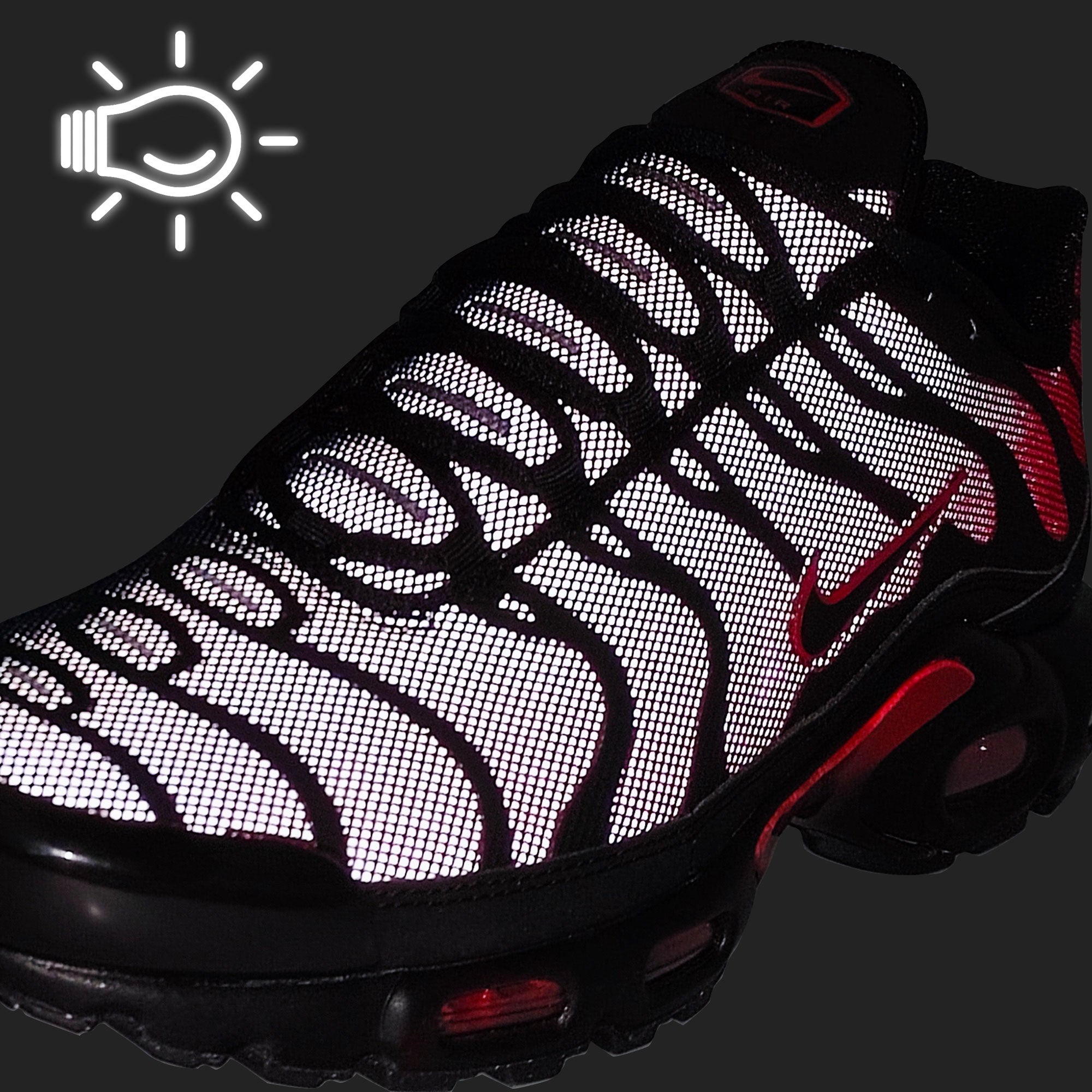 Nike Air Max Plus University Red / Black Low Top Sneakers  Material | Overkill