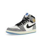 Jordan Air Jordan 1 Retro High OG Cool Grey / Black - Sail - Game Royal High Top Sneakers DZ5485 003 Close-up | Overkill
