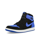 Jordan Air Jordan 1 Retro High OG Black / Royal Blue - White - Royal Blue High Top Sneakers  Close Up | Overkill