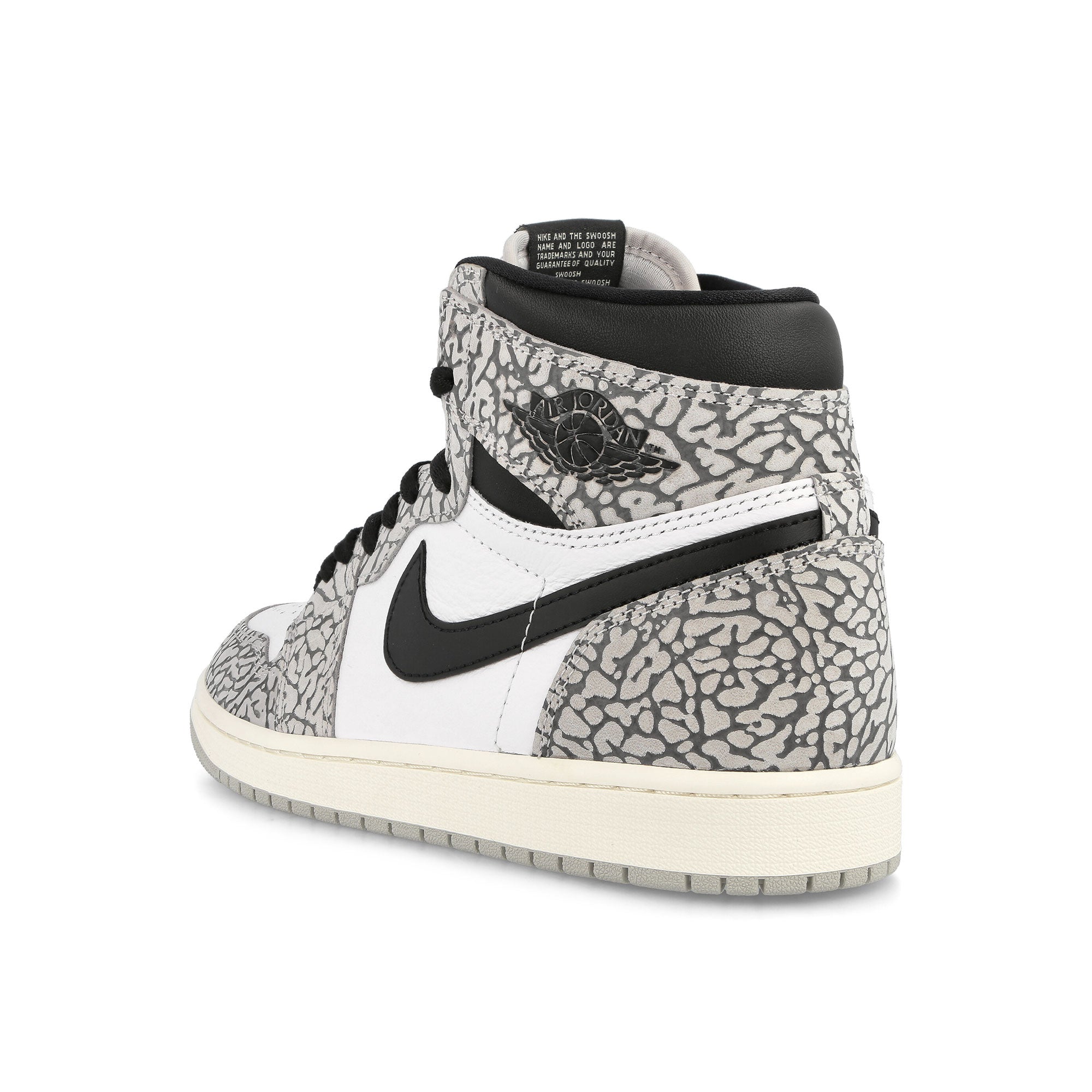 Jordan Air Jordan 1 Retro High OG Tech Grey / Muslin - Black - White High Top Sneakers  Material | Overkill