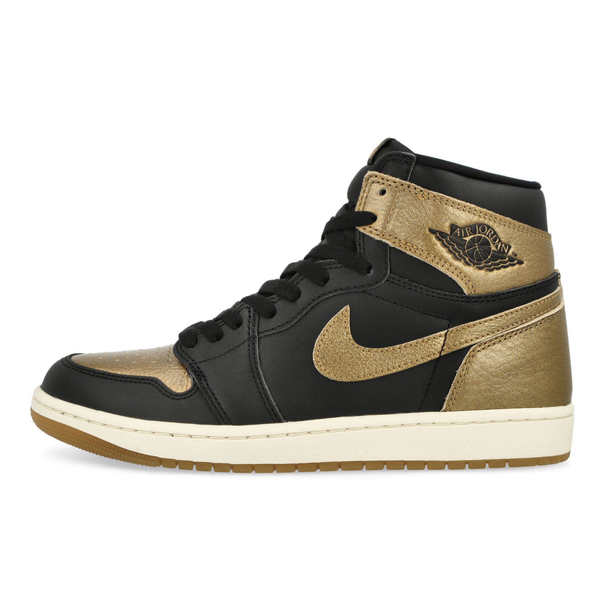 Jordan Air Jordan 1 Retro High OG Black / Metallic Gold - Sail High Top Sneakers DZ5485 071 | Overkill