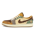 Jordan Zion Williamson x Air Jordan 1 Retro Low OG Z Flax / Muslin - Fauna Brown - Oil Green Sneakers DZ7292 200 | Overkill