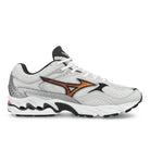 Mizuno Wave MG4 LS White / Artisans Gold / Galaxy Silver Sneaker D1GA265201 Silhouette | Overkill
